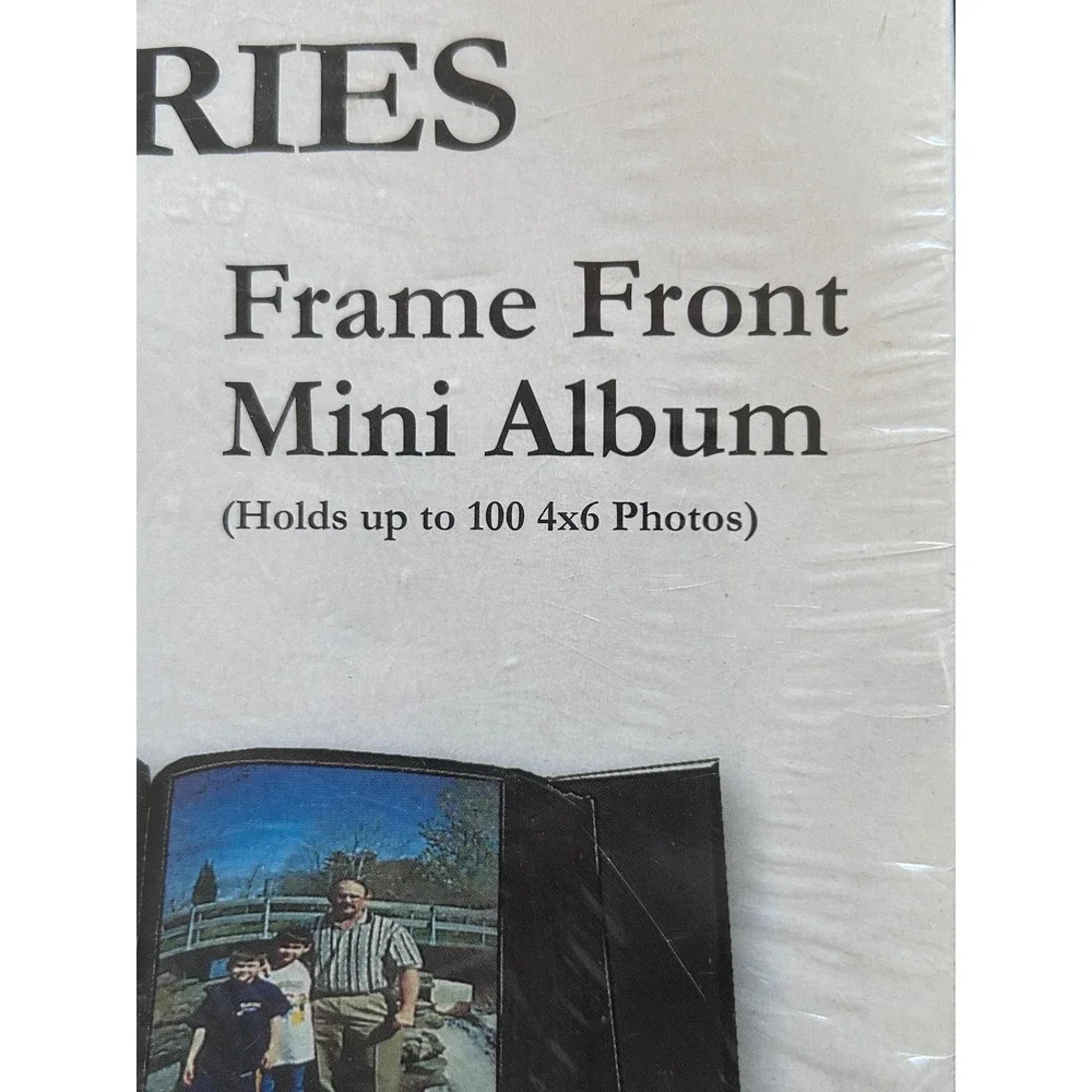 Thompson Products Mini Photo Album Brass 4x6 100 Photos NIB Sentimental Family
